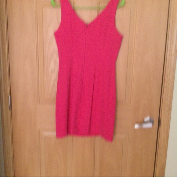 My Michelle Fuchsia Sleeveless Dress - Picture 2 of 3
